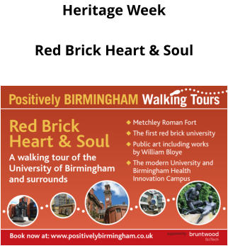 Heritage Week Red Brick Heart & Soul