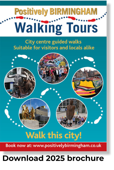 Positively Birmingham Walking Tour  brochure