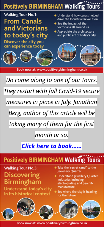 Do come along to one of our tours. They restart with full Covid-19 secure measures in place in July. Jonathan Berg, author of this article will be taking many of them for the first month or so. Click here to book……