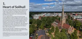 Heart of Solihull chapter opening, with an aerial photograph of St Alphege’s Church and the town centre